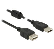 DeLOCK 0.5m, 2xUSB 2.0-A USB kabelis USB 2.0 USB A melns