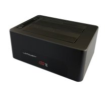 LC-Power LC-DOCK-U3-V atmiņas diskdziņa dokstacija USB 3.2 Gen 1 (3.1 Gen 1) Type-B Black