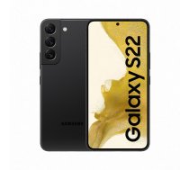 Samsung Galaxy S22 SM-S901B 15,5 cm (6,1 collas) ar divām SIM kartēm Android 12 5G C tipa USB 8 GB 256 GB, 3700 mAh, melns