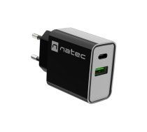 NATEC TĪKLA LĀDĒTĀJS RIBERA USB-A+USB-C 20W PD