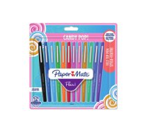 Papermate Flair Candy Pop Gēla pildspalva ar vāciņu Daudzkrāsains Vidējs 12 gab.
