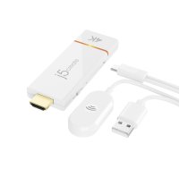 j5create JVAW76 ScreenCast 4K HDMI bezvadu displeja adapteris, balts