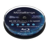 MediaRange MR501 tukšs Blu-Ray disks BD-RE 25 GB 10 gab.