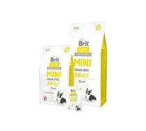 BRIT Care Mini Grain Free Adult Lamb - sausā suņu barība - 2 kg