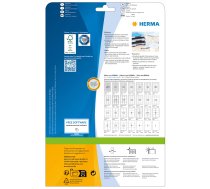 HERMA Adrešu uzlīmes Premium A4 99,1x38,1 mm balts papīrs matēts 140 gab.