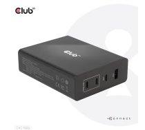 CLUB3D ceļojumu lādētājs 132 W GAN tehnoloģija, četru pieslēgvietu USB Type-A un -C, Power Delivery (PD) 3.0 atbalsts