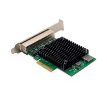 Digitus 4 ports 2.5 Gigabit Ethernet tīkla karte, RJ45, PCI Express, Realtek mikroshēmojums