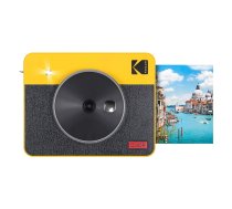 Kodak Mini Shot 3 kvadrātveida retro momentkamera un printeris, dzeltens