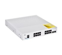 Cisco CBS250-16T-2G-EU tīkla slēdzis Pārvaldīts L2/L3 Gigabit Ethernet (10/100/1000) Sudrabs