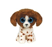Plīša rotaļlieta Ty Beanie Boos Dog brūni balts - Muddles 15 cm