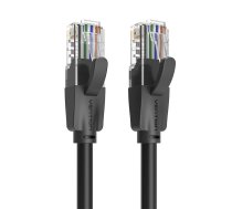 UTP CAT6 Vention IBEBF RJ45 Ethernet tīkla kabelis 1000Mbps 1m melns