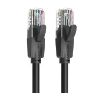 UTP CAT6 Vention IBEBG RJ45 Ethernet tīkla kabelis 1000Mbps 1,5m melns