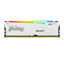 Atmiņa DDR5 Fury Beast White RGB 32GB (2*16GB)/6000 CL40