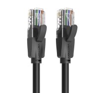 UTP cat.6 Vention IBEBD RJ45 Ethernet tīkla kabelis 1000Mbps 0,5m melns
