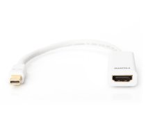 Digitus DisplayPort adaptera kabelis — Mini DP uz HDMI A tips