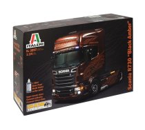 ITALERI Scania R730 melns dzintars