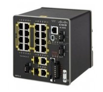 Cisco IE-2000U-16TC-G tīkla slēdzis Pārvaldīts L2/L4 Fast Ethernet (10/100) Melns