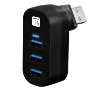 Tehniski IUSB3-HUB3-ROTB interfeisa centrmezgls USB 3.2 Gen 1 (3.1 Gen 1) Type-A 5000 Mbit/s Black