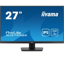 iiyama ProLite XU2793QS-B6 datora monitors 68,6 cm (27") 2560 x 1440 pikseļi 2K Ultra HD LED melns