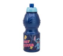 Sporta pudele bērniem STOR 75032 400 ml Stitch Palms (zila)