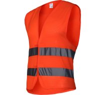 Tīkla veste ar atstarojošām svītrām. oranža, "2xl", lahti