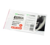 2356# Elektrību vadoša gumija 50x50x0,5mm ag