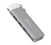 j5izveidojiet JCD394 USB-C® 6K Premium Hub