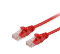 Aprīkot Cat.6 U/UTP Patch Cable, 0,15m, sarkans