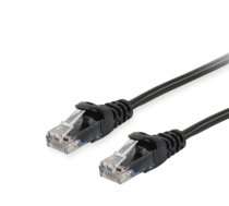 Aprīkot Cat.6 U/UTP Patch Cable, 0,15m, melns