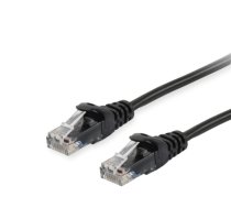 Aprīkot Cat.6A U/UTP Patch Cable, 0,15m, melns