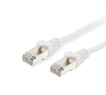 Aprīkot Cat.6A S/FTP Patch Cable, Balts, 0,15m