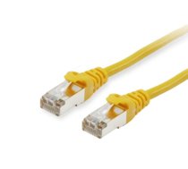 Aprīkot Cat.6A S/FTP Patch Cable, Dzeltens, 0,15m