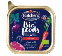 BUTCHER'S Bio Foods ar liellopu gaļu - Mitrā suņu barība - 150 g