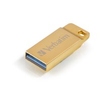 Verbatim Metal Executive — USB 3.0 disks 16 GB — zelts