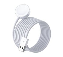 Choetech bezvadu lādētājs Apple Watch USB-A (balts)