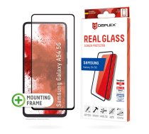 Displex pilna vāka ekrāna aizsargs (10H) priekš Samsung Galaxy A54 5G, Eco montāžas rāmis, pilns vāks