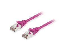 Aprīkot Cat.6A S/FTP Patch Cable, violets, 0,15m