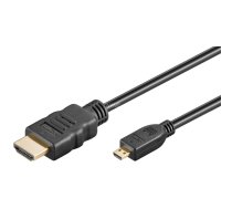 Liela ātruma Micro HDMI > HDMI kabelis ar Ethernet