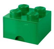 LEGO Brick Drawer 4 zaļa, uzglabāšanas kaste