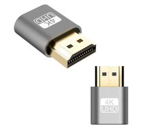 AK53D HDMI adaptera emulatora monitors pelēks