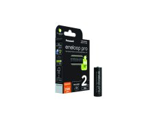 Eneloop PRO akumulators AA 2500 mAh 2gab.BK-3HCDE / 2BE