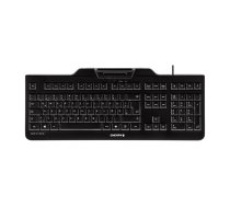 CHERRY KC 1000 SC tastatūra USB QWERTZ Swiss Black