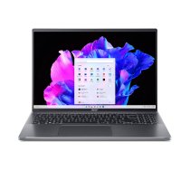 Acer Swift SFG16-71-78CN klēpjdators 40,6 cm (16 collas) 3,2 K Intel® Core™ i7 i7-1355U 16 GB LPDDR5-SDRAM 512 GB SSD Wi-Fi 6 (802.11ax) Windows 11 Home Grey