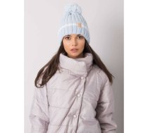 Gaiši zila siltināta cepure sievietēm poļu ražojums