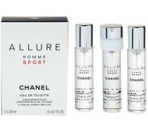 Chanel, Allure Homme Sport - EDT cartridge (3 x 20 ml), 60 ml 20 ml