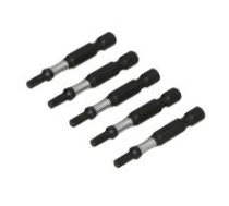 DRAUMET DRAUMET TORX T20 triecienuzgaļi 50mm S2 5gab.