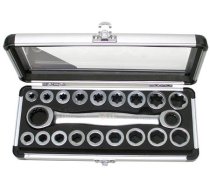 19-piece "Doubleside" ratchet wrench set (1555)