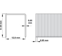 Staples 8MM/12.8 x 1000pc (YT-0930)