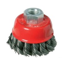 M14 Twist Knot Wire Cup Brush 65mm (ES740065)