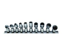 Universal Joint Socket Set | 6.3 mm (1/4") | 5 - 13 mm | 10 pcs. (245)